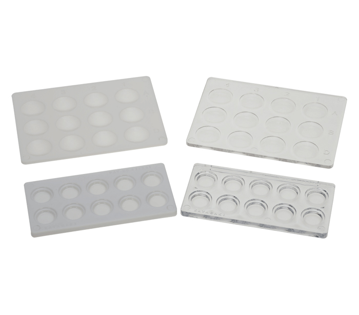 White Serology Cavity Spot Plate